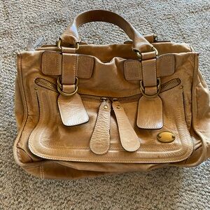 Chloe vintage tab leather satchel bag